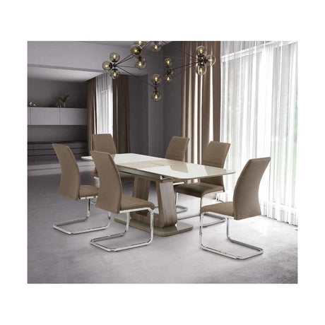 MONTREAL GREY 1.4M (+0.4M) EXTENDED DINING TABLE