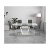 TURIN GREY 1.4M (+0.4M) EXTENDING DINING TABLE