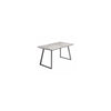 MUNICH GREY MARBLE/GREY LEG 1.4M DINING TABLE