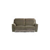 COPENHAGEN GREEN HERRINGBONE FABRIC ELECTRIC RECLINER 3-SEATER