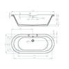 Hebden Traditional Freestanding Bath White