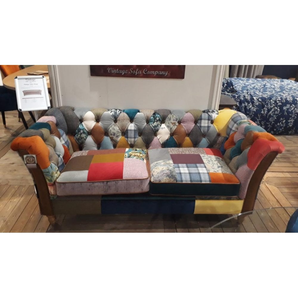 Rutland Harlequin Patchwork 2 Seater