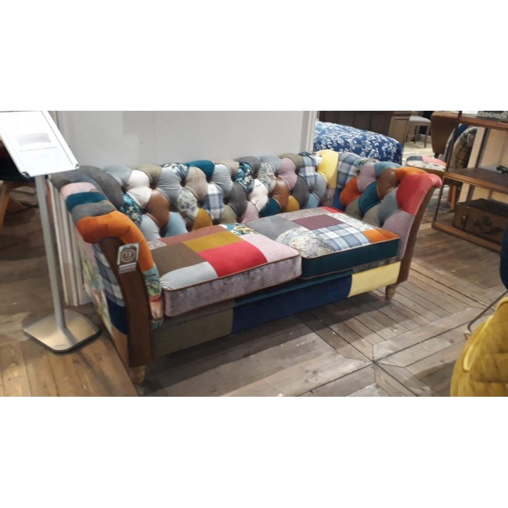 Rutland Harlequin Patchwork 2 Seater