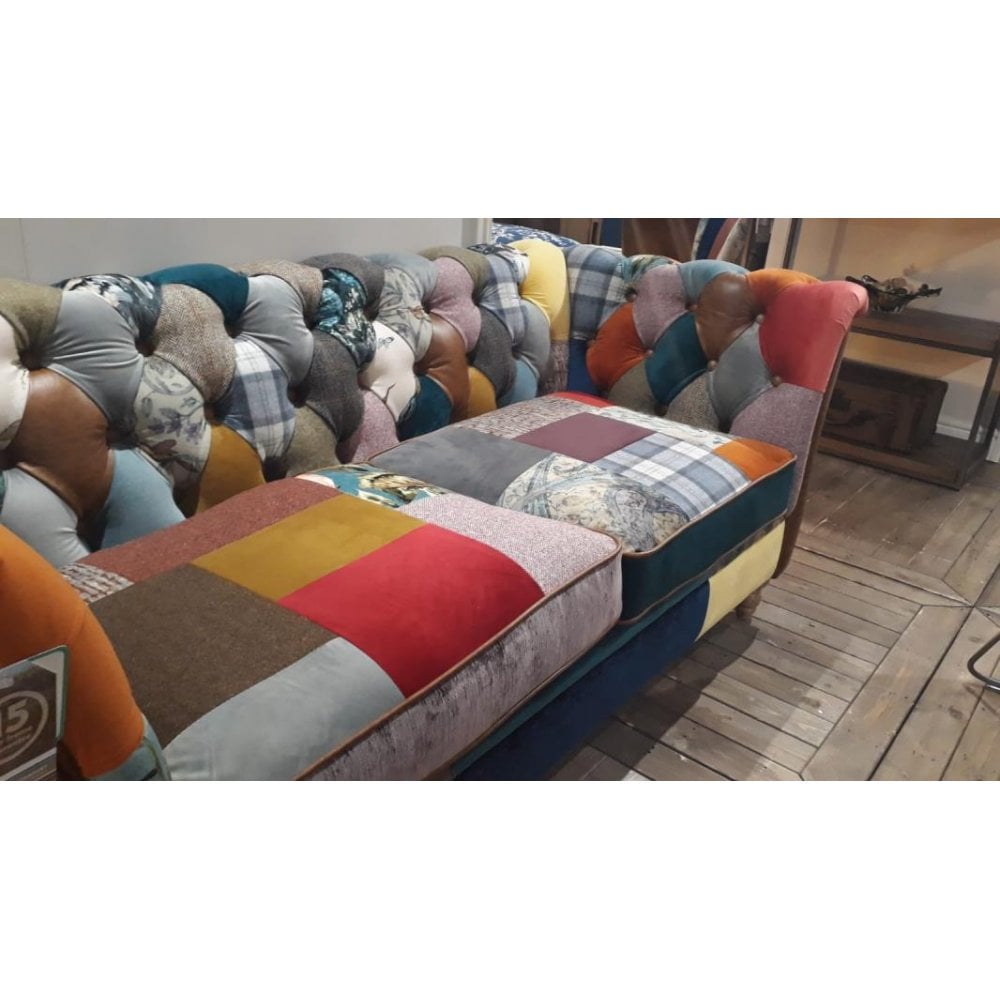 Rutland Harlequin Patchwork 2 Seater