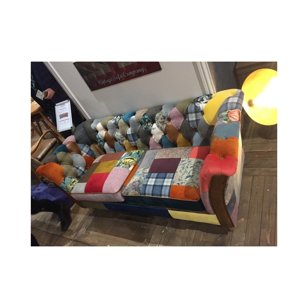 Rutland Harlequin Patchwork 2 Seater