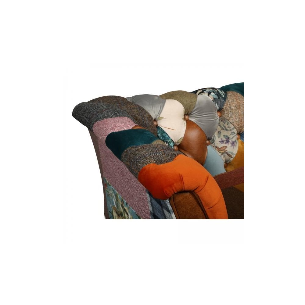 Rutland Harlequin Patchwork 2 Seater