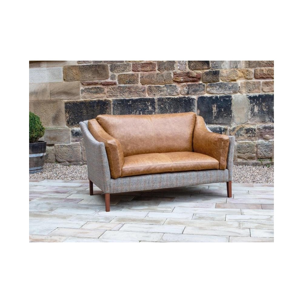 Malone Compact 2 Seater (HTW & Brown Tan Leather)