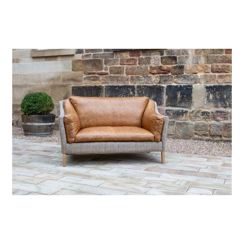 Malone Compact 2 Seater (HTW & Brown Tan Leather)