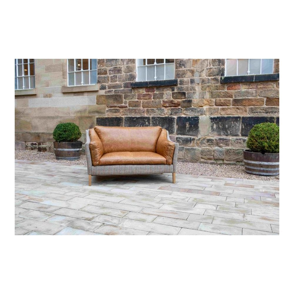 Malone Compact 2 Seater (HTW & Brown Tan Leather)