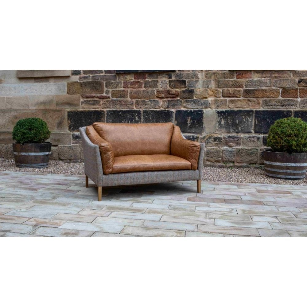 Malone Compact 2 Seater (HTW & Brown Tan Leather)