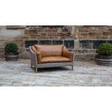 Malone Compact 2 Seater (HTW & Brown Tan Leather)