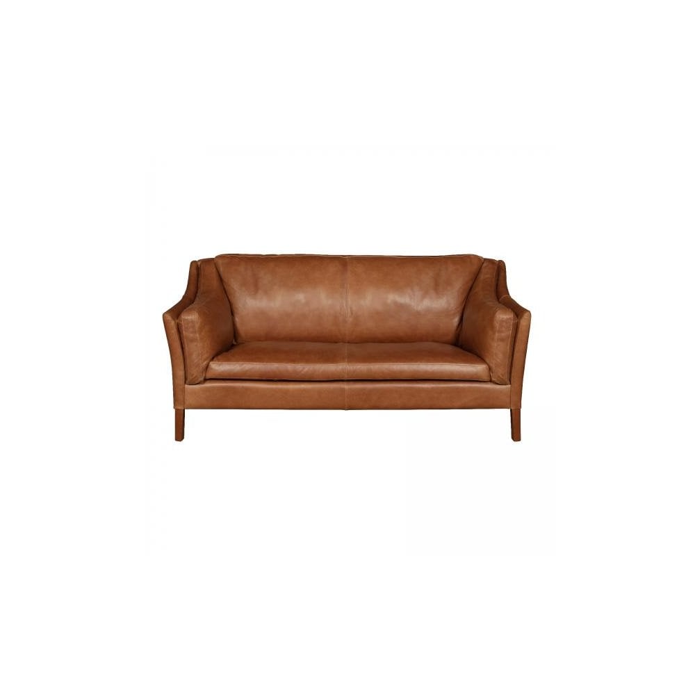Malone Large 2 Seater HTW & Brown Tan Leather ()