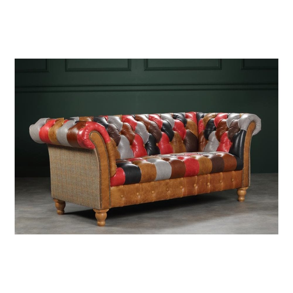 Presbury Leather Patchwork (Inner cover) 2 Seater