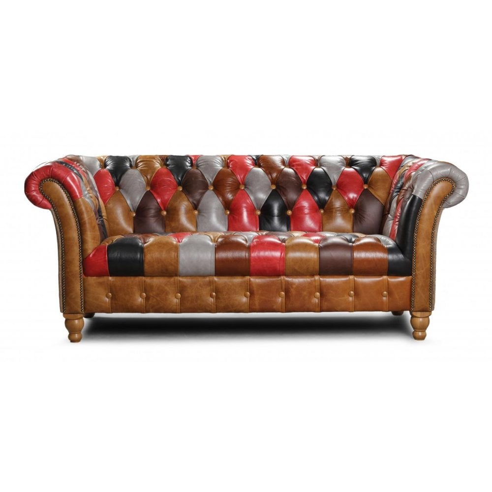 Presbury Leather Patchwork (Inner cover) 2 Seater
