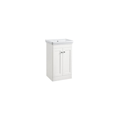 Marston 500 Floor Mounted Vanity Unit Paper White