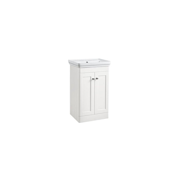 Marston 500 Floor Mounted Vanity Unit Paper White