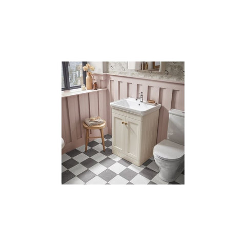 Marston 600 Floor Mounted Vanity Unit Matt Spruce