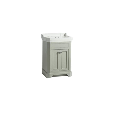 Vitoria 600 Freestanding Vanity Unit Pebble Grey