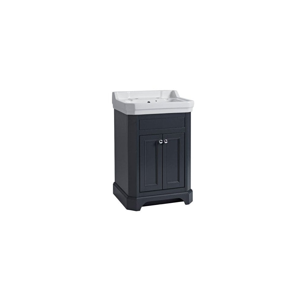 Vitoria 600 Freestanding Vanity Unit Matt Dark Grey