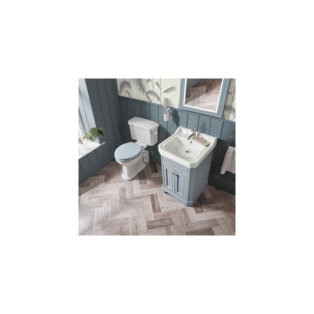 Vitoria 600 Freestanding Vanity Unit Mineral Blue