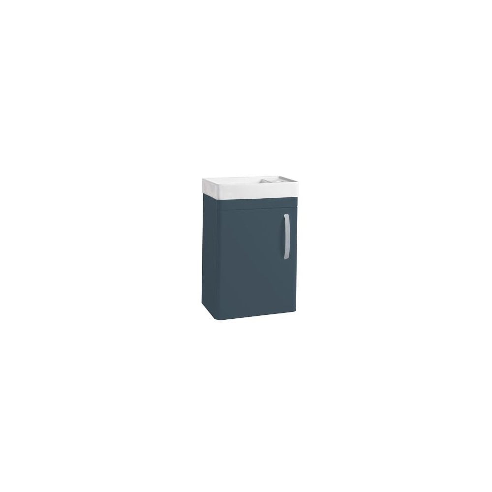 Compass 450 Cloakroom Wall Mounted Vanity Unit Oxford Blue