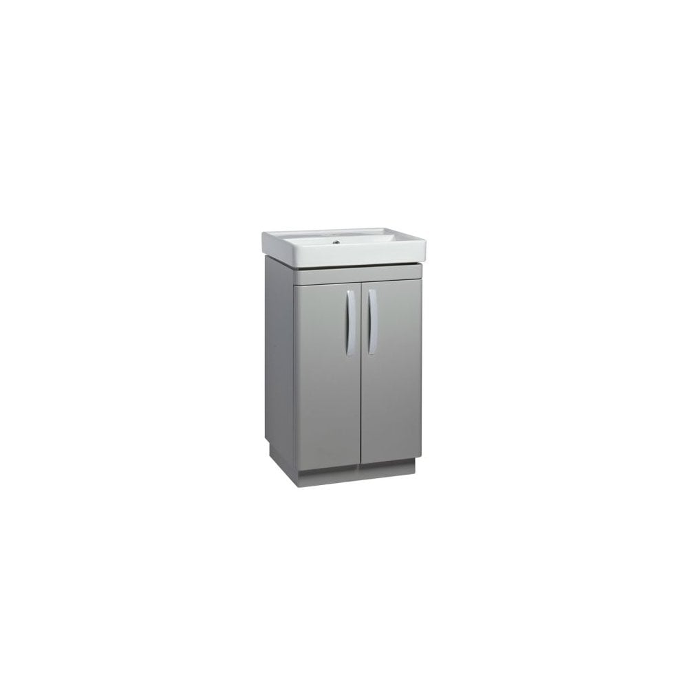 Compass 500 Freestanding Vanity Unit Light Grey
