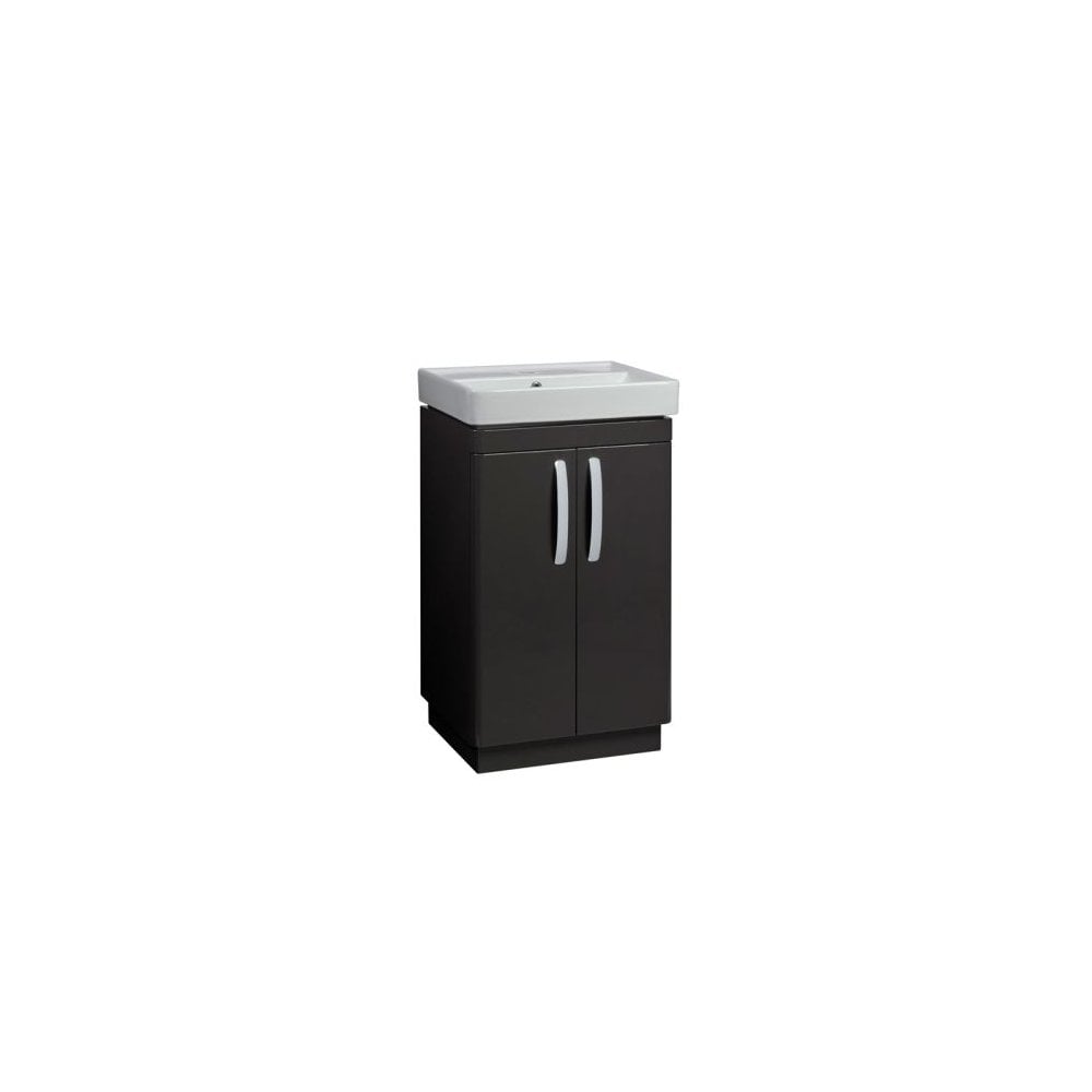 Compass 500 Freestanding Vanity Unit Gloss Clay
