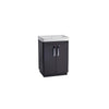 Compass 600 Freestanding Vanity Unit Gloss Clay