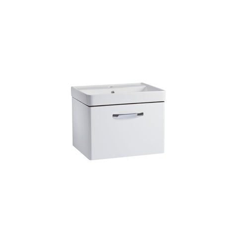 Compass 600 Wall Mounted Vanity Unit Gloss White