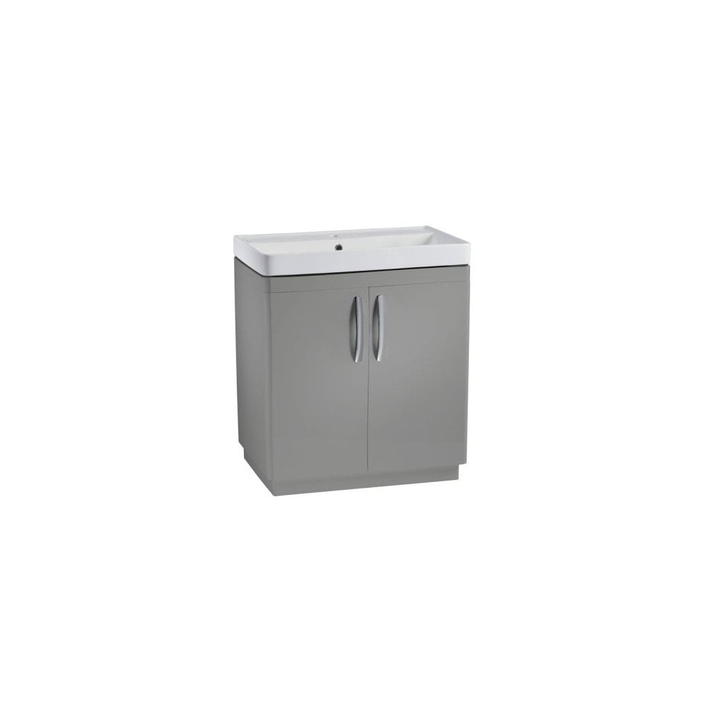 Compass 800 Freestanding Vanity Unit Light Grey
