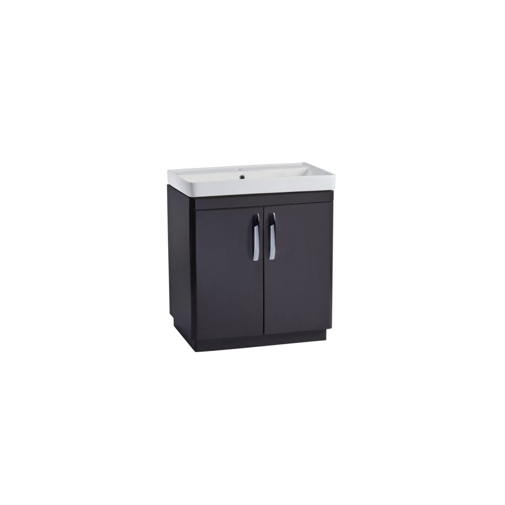 Compass 800 Freestanding Vanity Unit Gloss Clay