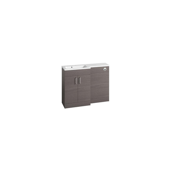 Nexus 1100 Basin Unit & Back To Wall Unit Urban Grey