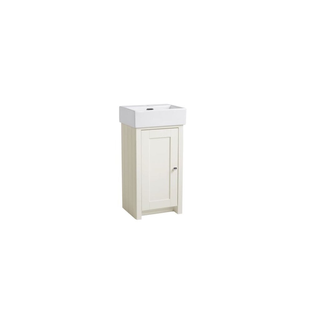 Lansdown 430 Cloakroom Unit Linen White