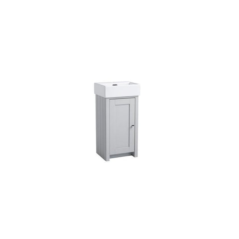 Lansdown 430 Cloakroom Unit Pebble Grey