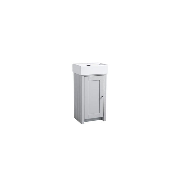 Lansdown 430 Cloakroom Unit Pebble Grey