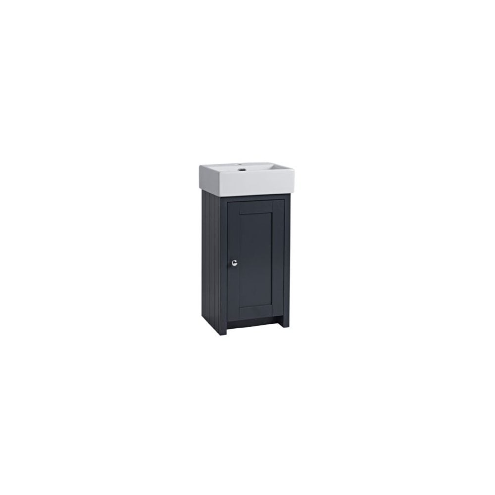 Lansdown 430 Cloakroom Unit Matt Dark Grey