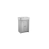 Lansdown 575 Cloakroom Unit Pebble Grey