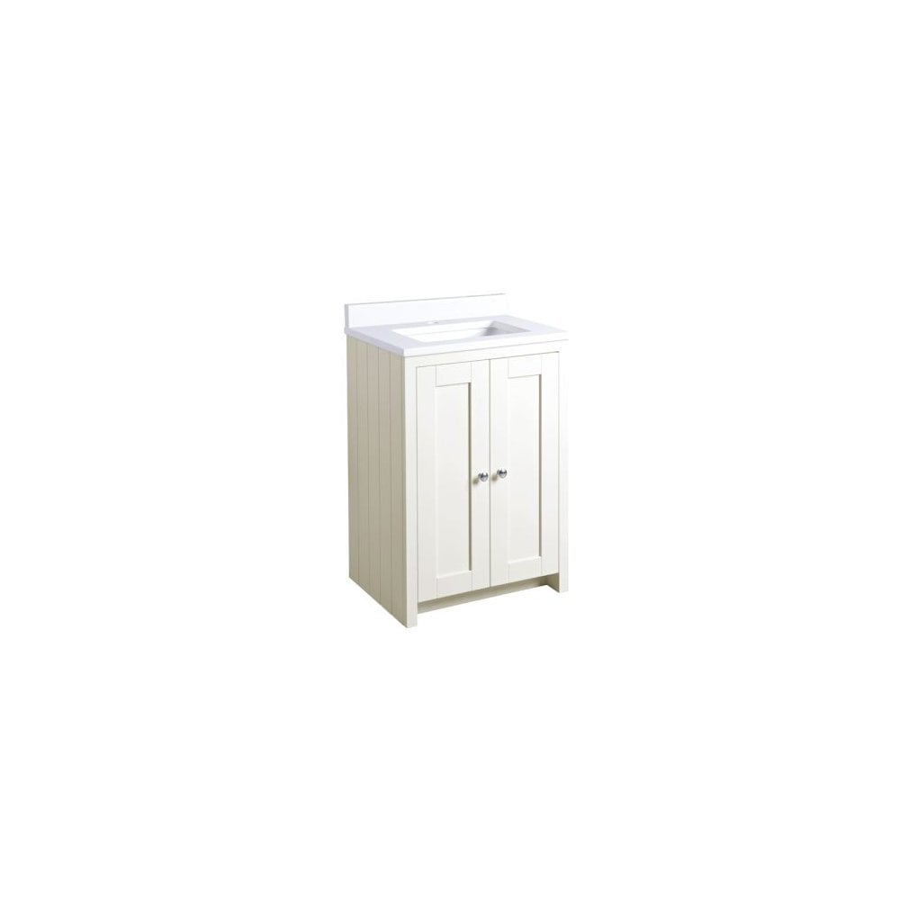 Lansdown 600 Underslung Unit Linen White