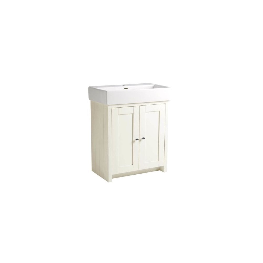 Lansdown 700 Freestanding Unit Linen White