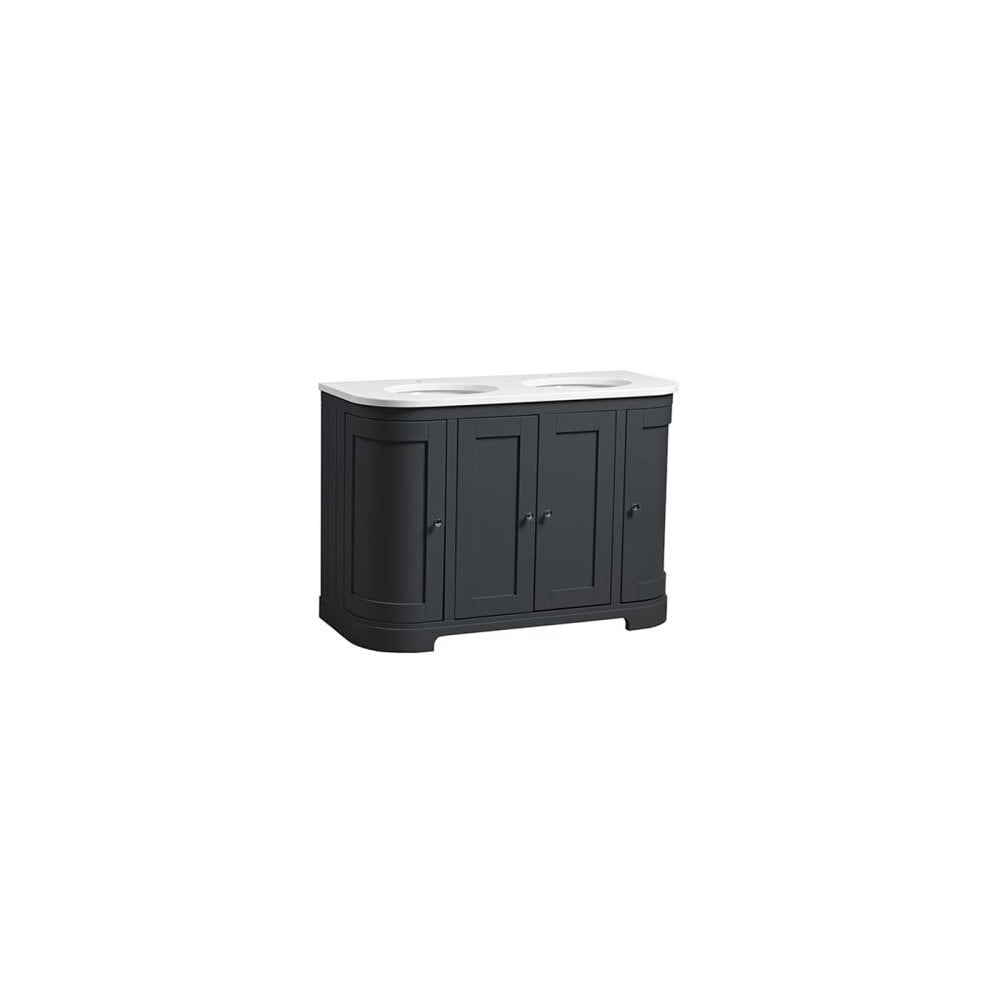 Lansdown 1200 Curved Underslung Unit Matt Dark Grey