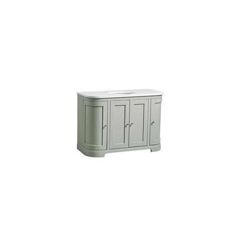 Lansdown 1200 Curved Underslung Unit Pebble Grey