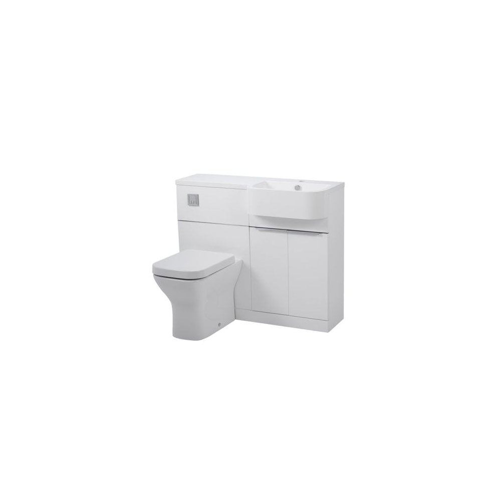 Match 1000 Furniture Unit Right Gloss White