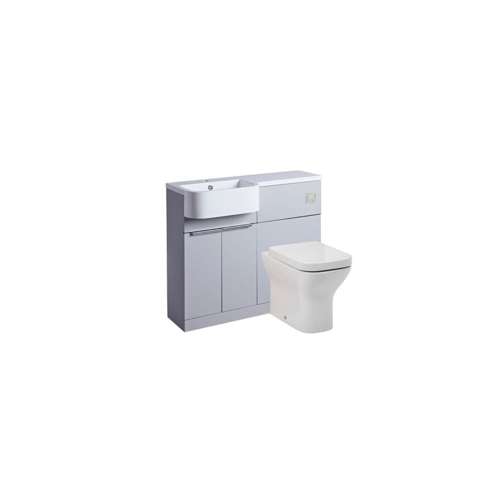 Match 1000 Furniture Unit Left Light Grey