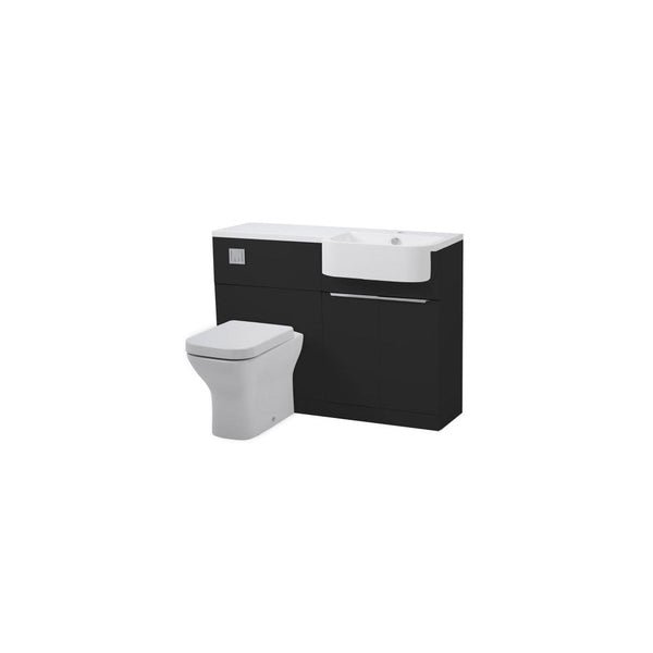 Match 1200 Furniture Unit Right Gloss Clay