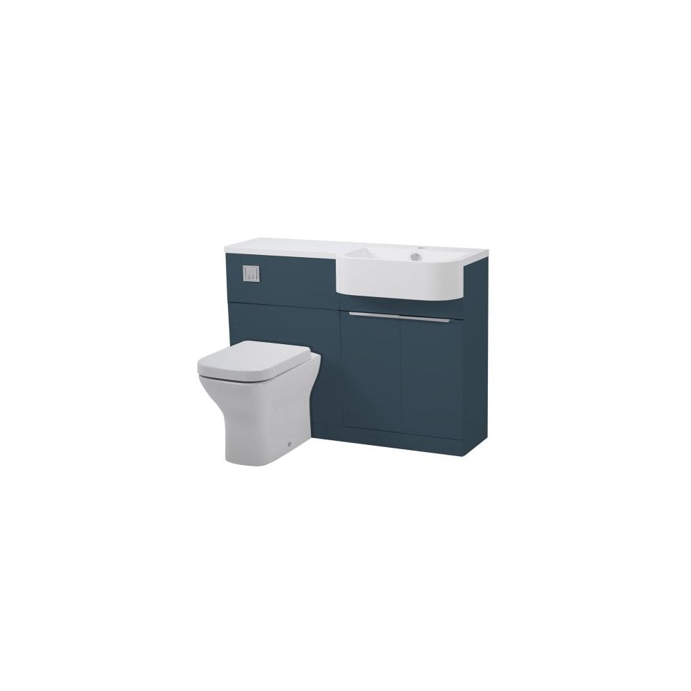 Match 1200 Furniture Unit Right Oxford Blue