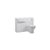 Match 1200 Furniture Unit Left Gloss White
