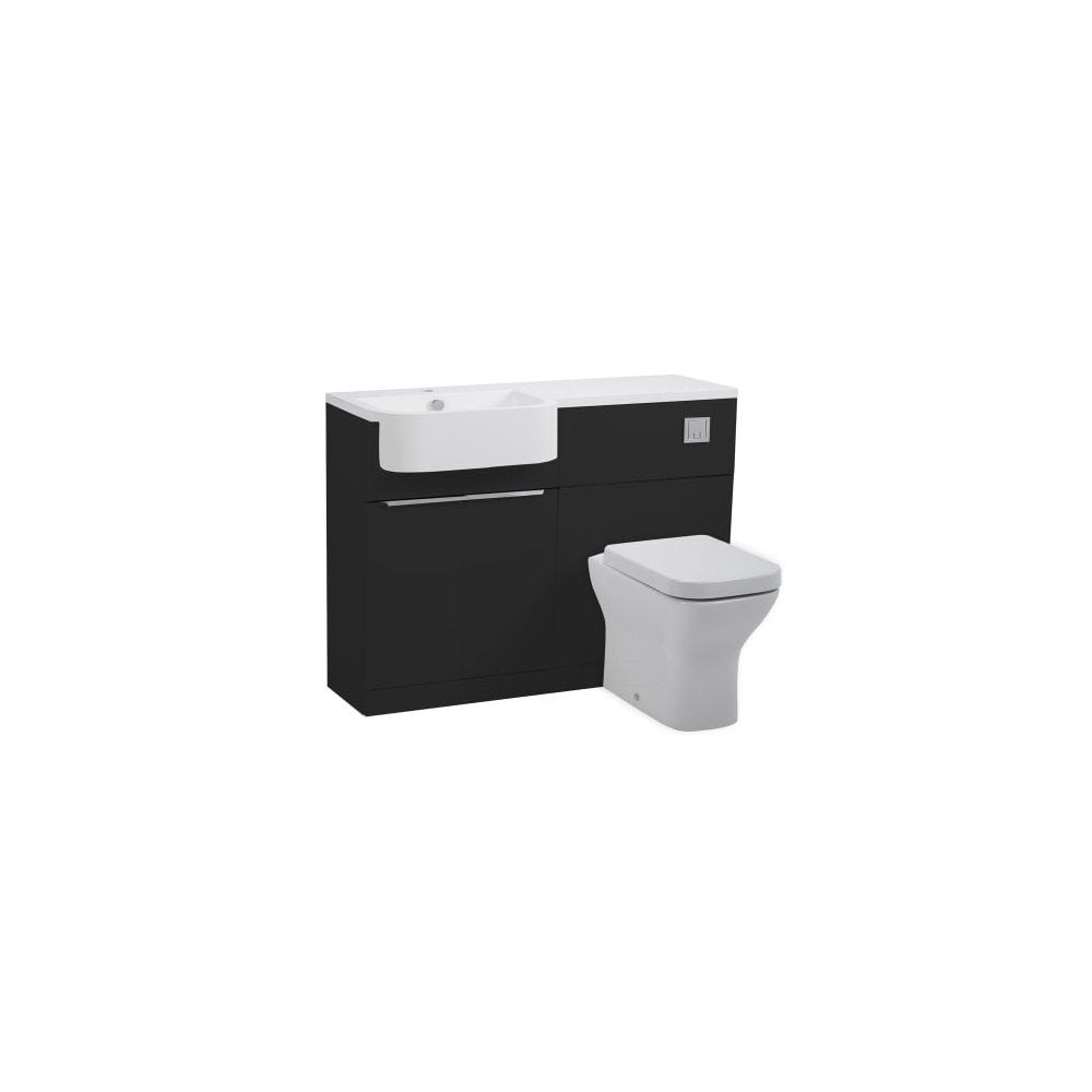 Match 1200 Furniture Unit Left Gloss Clay