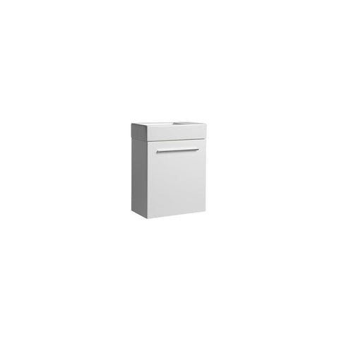 Kobe 450 Wall Mounted Unit With Basin Gloss White