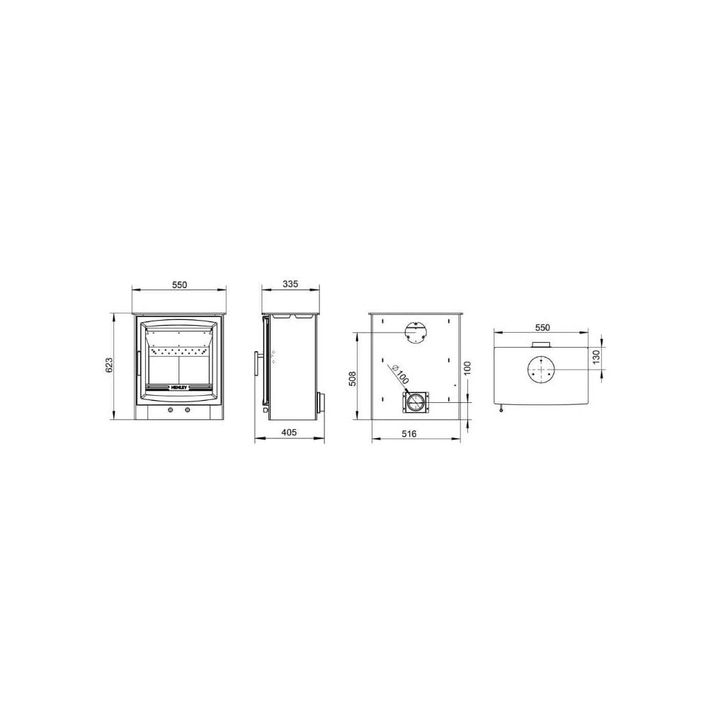 Burnbright 6.7kW Multi fuel (Eco)