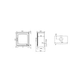 Hazelwood 6.5 kw Double Side Wood Burning (Eco)